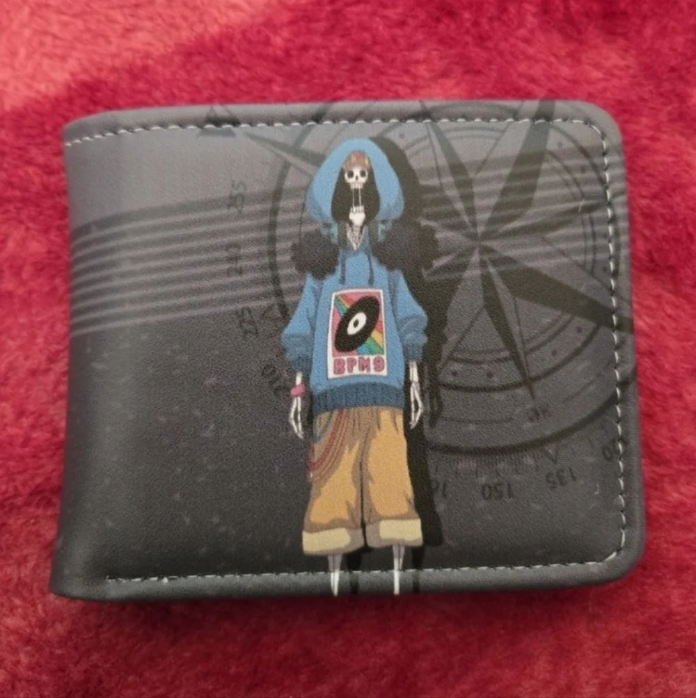 New one piece anime manga leather wallet